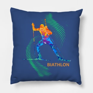 Biathlon Sport Sport Winter Sports Pillow