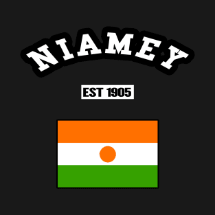 🌍 Niamey Niger Strong, Niger Flag, Established 1905, City Pride T-Shirt