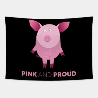 Pink Pig Tapestry
