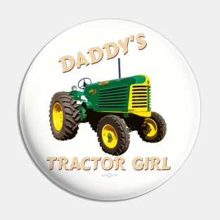 Daddy's tractor girl Pin