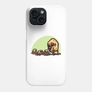 Potato Growing Potatoes Gardening Cartoon Character Phone Case