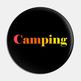 Fun attractive camping cool cute lover hiking Pin
