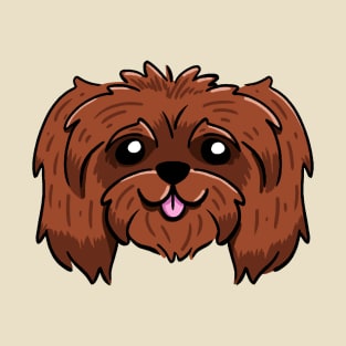 Brown mid haired shih tzu T-Shirt