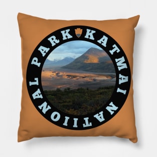 Katmai National Park and Preserve circle Pillow
