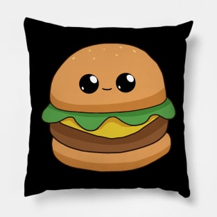 Cute Cheese Burger Kawaii Style Pillow