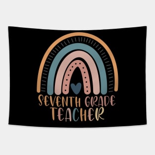 Boho Rainbow Seventh Grade Teacher Kinder Back to School Tapestry