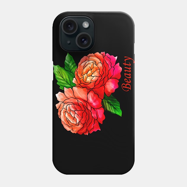 Red Rose Beauty Phone Case by AlondraHanley