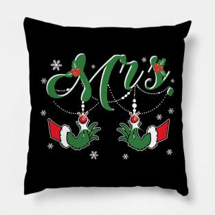 Chest Nuts Christmas ELF Xmas, Mrs. Santa Claus Pillow