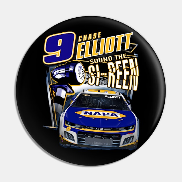 Chase Elliott Dominator Pin by KimonoKaleidoscope