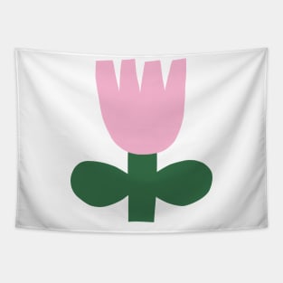 Bold pink flower Tapestry