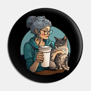 The Purrfect Brew Pin