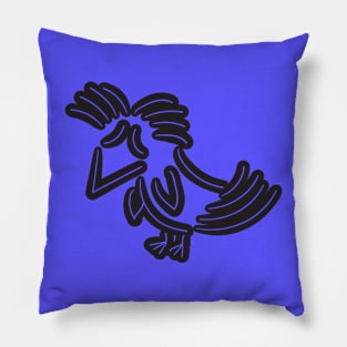 Loopy Bird (SAD) Pillow