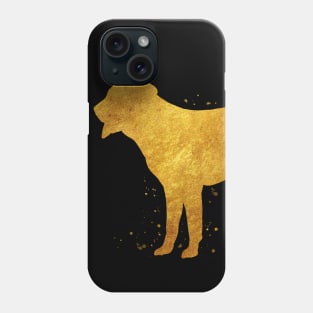 Swiss Mountain dog golden art Phone Case