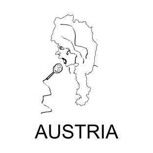 A funny map of Austria T-Shirt
