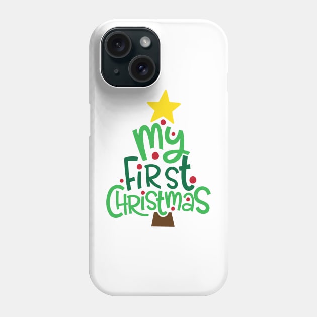 My First Christmas Phone Case by T-shirt Factory