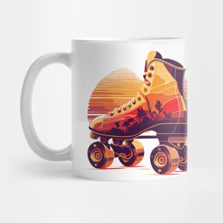 Roller Skate Mug, Checker Print Mug, Trendy Mug, Inspiration Mug, Work –  littlepaperies