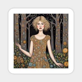 Rosamund Pike as a fairy in the woods Magnet