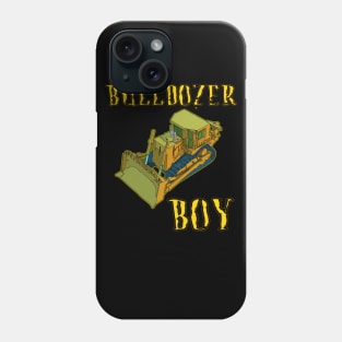 Bulldozer Boy For Kids and toddlers Phone Case