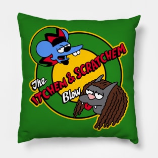 Jamaican Mice and Cat Show Pillow
