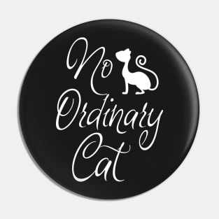 No Ordinary Cat Pin