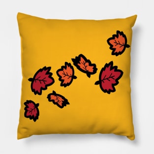 Autumn maple leaves Pillow