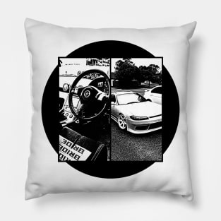 NISSAN SILVIA S15 Black 'N White 5 Pillow