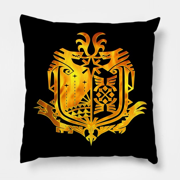 MHW Burning Emblem Pillow by CCDesign