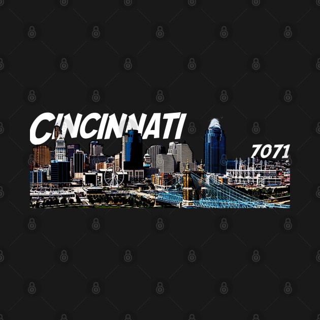 Cincinnati Comic Book City by 7071