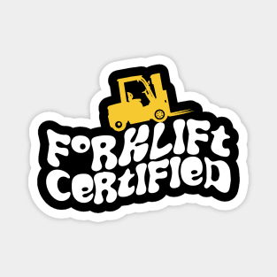 Forklift Certified Magnet
