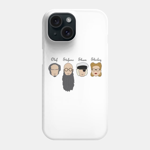 Dreadful Disguises Phone Case by WinterWolfDesign