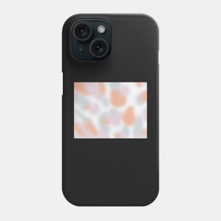 Fuzzy Pastel Terrazzo Abstract Phone Case