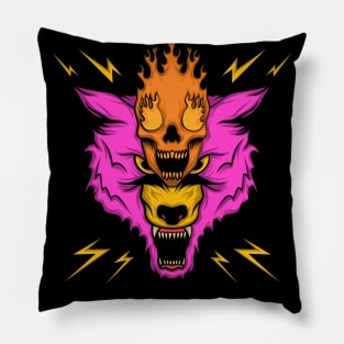 Pink Bear Beast Mode Pillow