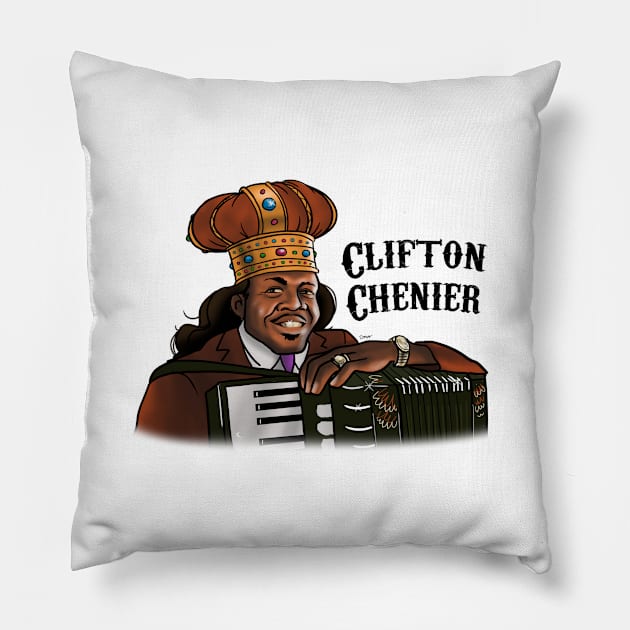 Clifton Chenier Pillow by donar