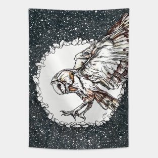 Hooting for the Stars Tapestry