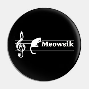 Retro Meowsik-Cat and Music lovers- Pin