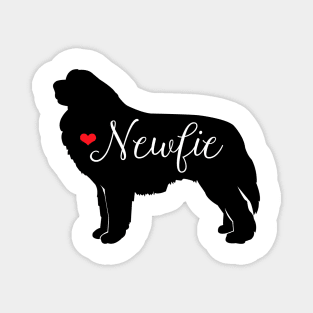 Newfie Love Newfoundland Dog Breed Classic Blue Magnet