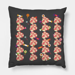 peppermint candies Pillow