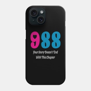 988 - Suicide Prevention Color Phone Case