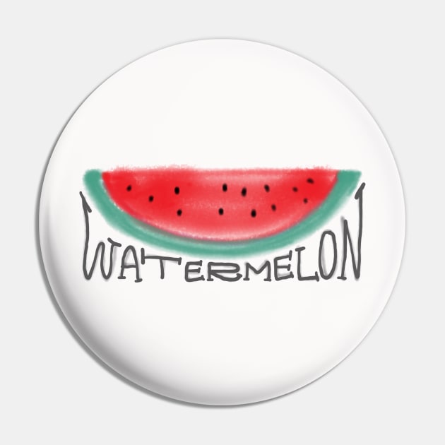 watermelon Pin by zzzozzo