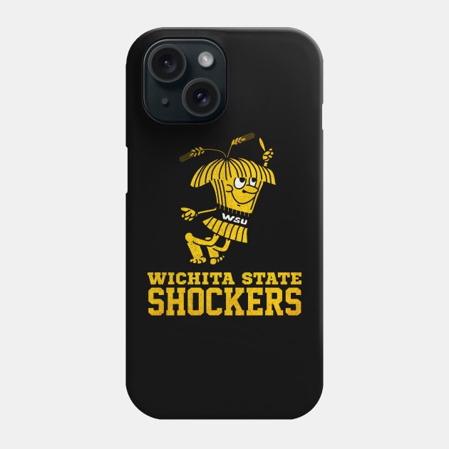 Retro Wichita State Shockers Logo Phone Case by tdilport