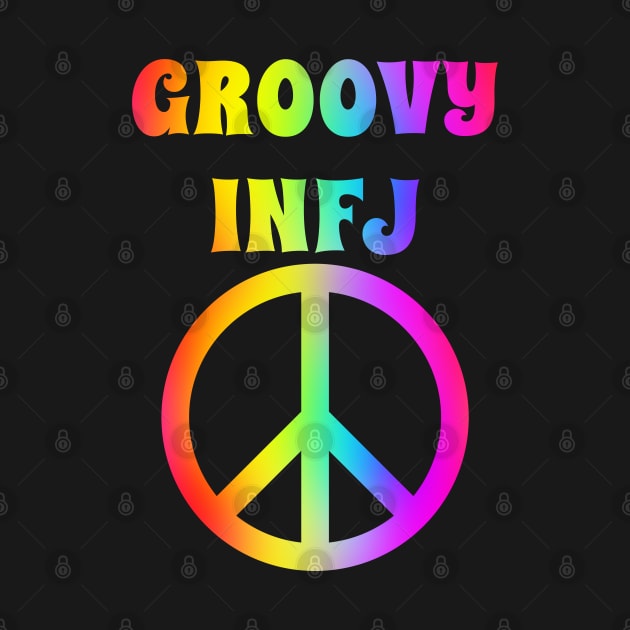 Groovy INFJ Peace Halloween Party Retro Vintage by coloringiship