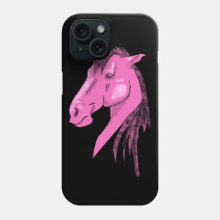 Pink horse design Phone Case