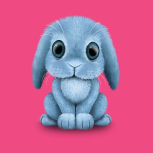 Cute Blue Baby Bunny Rabbit T-Shirt