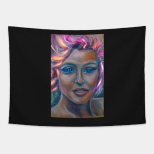 Marilyn Monroe with shiny hair Tapestry