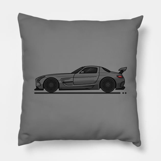 modern super car doff Pillow by garistipis