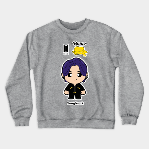 BTS Jungkook butter version - Bts - Crewneck Sweatshirt | TeePublic BTS Jungkook butter version - Bts - Crewneck Sweatshirt | TeePublic