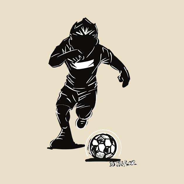 Footballer Sihouette7 by BoldLineImages18