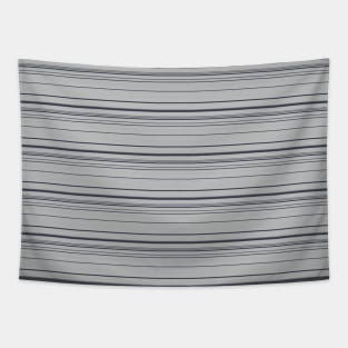 Black and grey striped pattern, pinstripes Tapestry