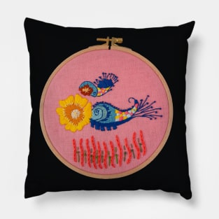 Floral Fishes Pillow