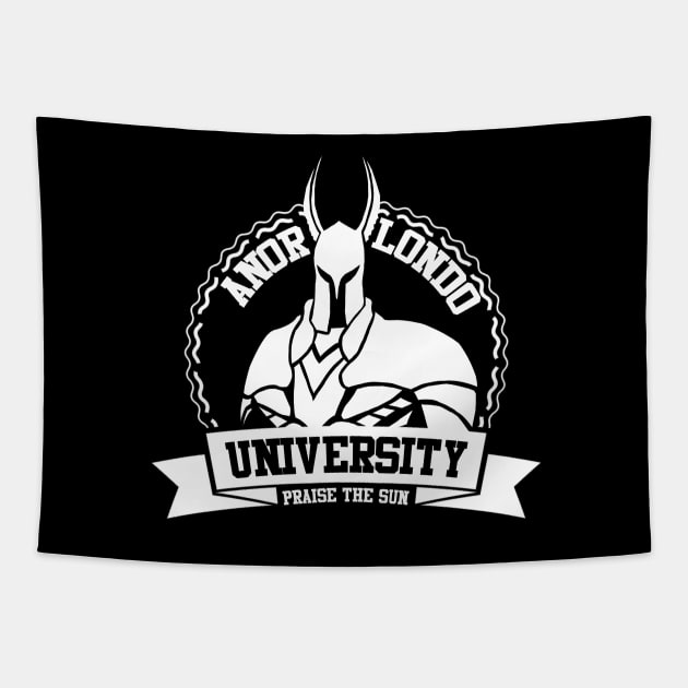 Anor Londo University (White) Tapestry by Zebnoiser